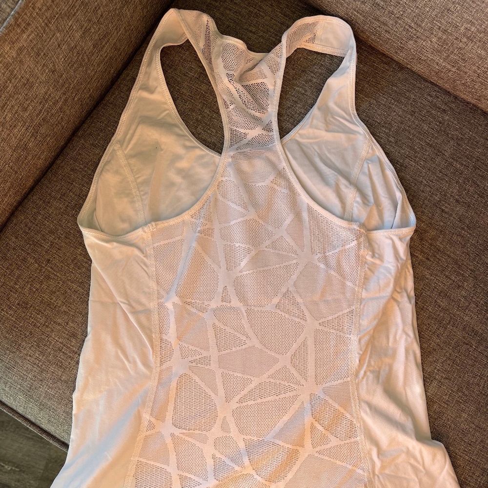Lululemon White Small Tank Top
